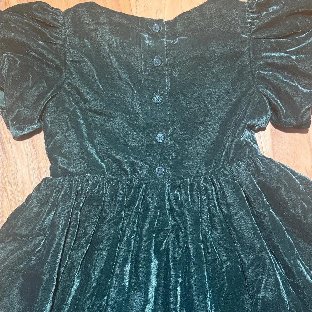 Janie and Jack Bow Velvet Dress